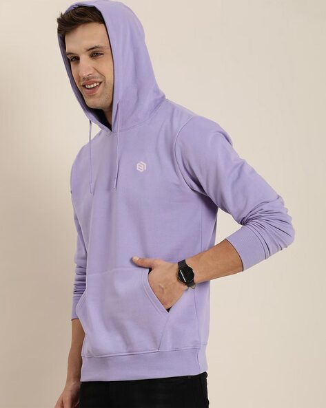 Lavender reverse weave on sale hoodie