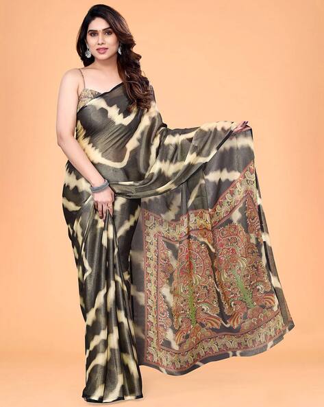 Meena's online Sarees Collection - Rs.2400 🍒Shibori..badhani design in  pure 100 count Cotton saree with zari border... attached with contrast  pallu... | Facebook