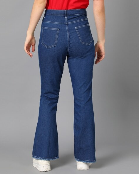 Women Regular Fit High Rise Bootcut Jeans