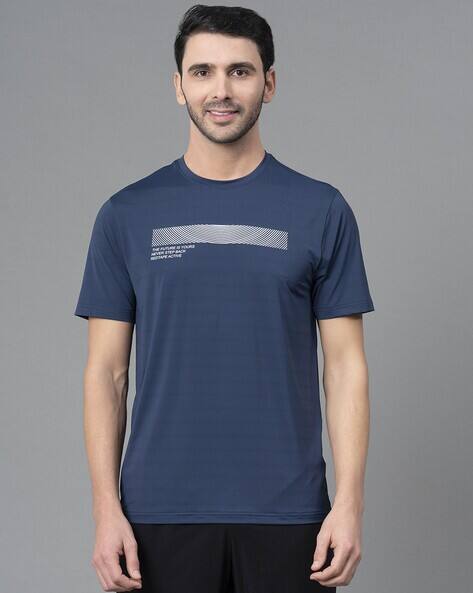 RED TAPE Regular Fit Graphic Print Crew-Neck T-Shirt