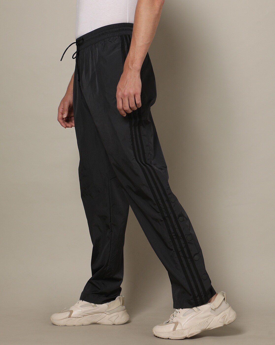 Dark grey shop adidas track pants