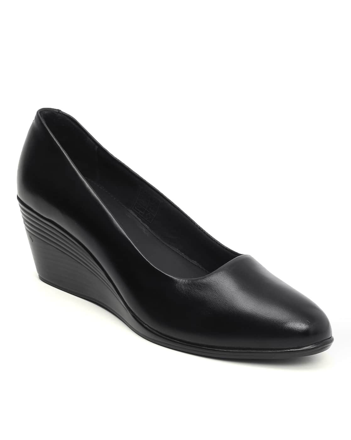 Genuine Leather Heeled Shoes