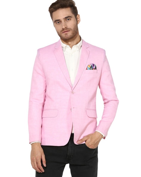 Baby pink hotsell blazer men