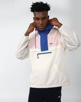 reebok Men Colourblock Regular Fit Hoodie-picture-14