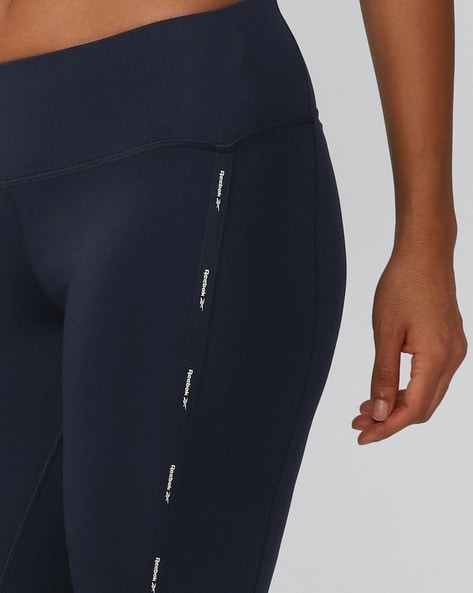 Buy Navy Blue Leggings for Women by Reebok Online