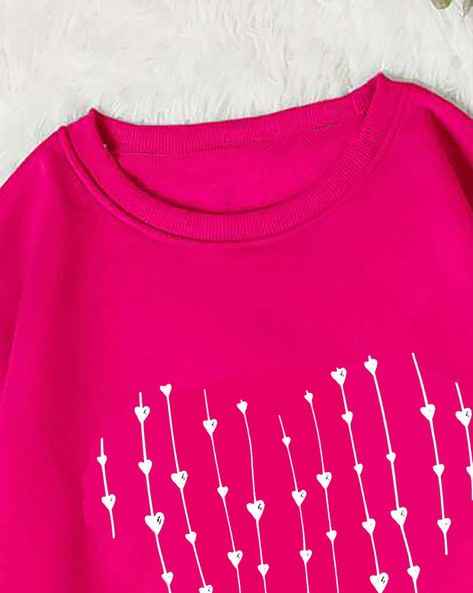 Cerise pink online sweatshirt