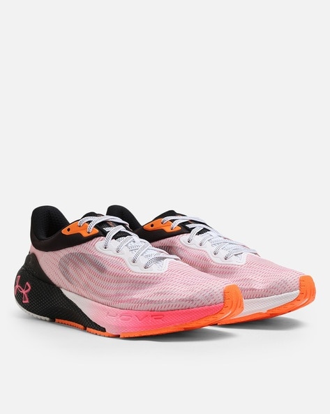 Under armour best sale men shoes pink