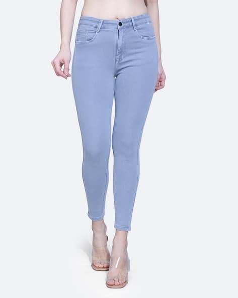 Women Washed Slim Jeans