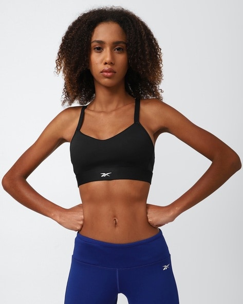 Reebok Logo Print Sports Bra