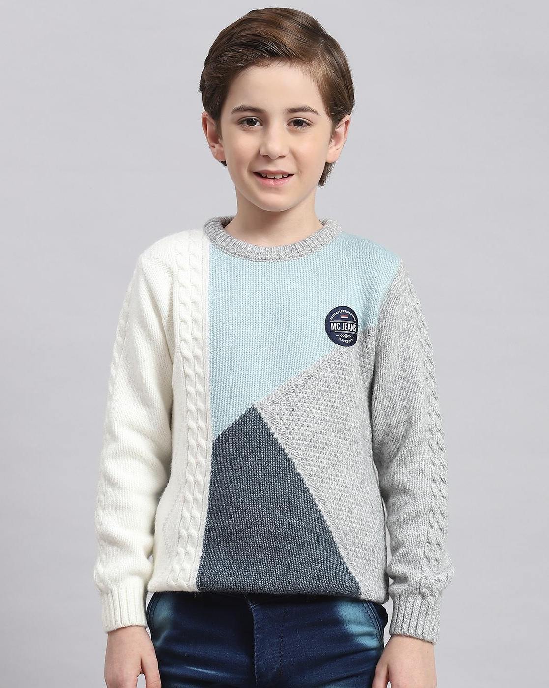 boys grey sweater