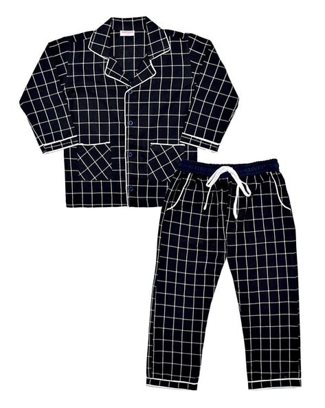 Boys discount checked pyjamas