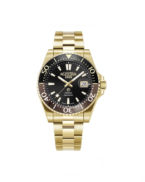 Buy Gold Toned Watches for Men by Roamer Of Switzerland Online