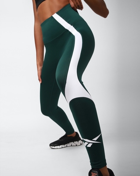 Reebok workout logo tights on sale ladies