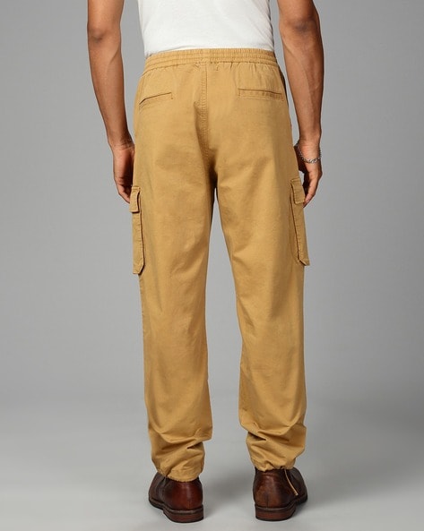 Men's Cargo Joggers Khaki - Usolo Outfitters