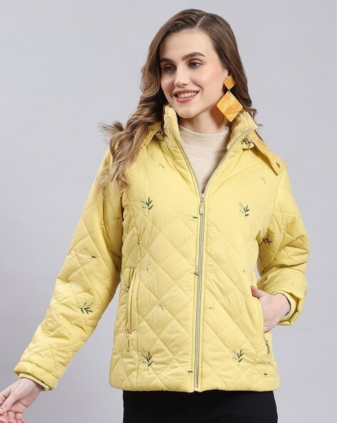 Buy Cream Jackets & Coats for Women by La-vita Online | Ajio.com