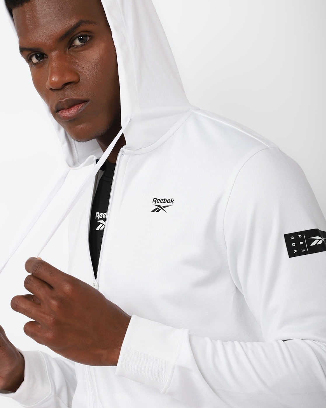 White hot sale reebok jumper