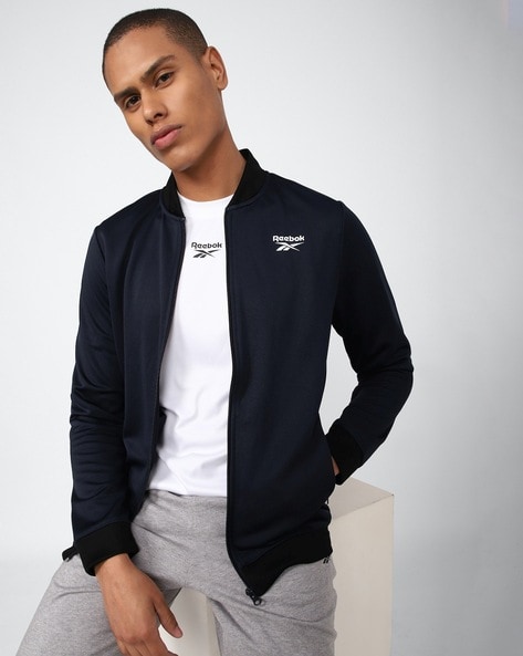 Reebok bomber cheap jacket mens