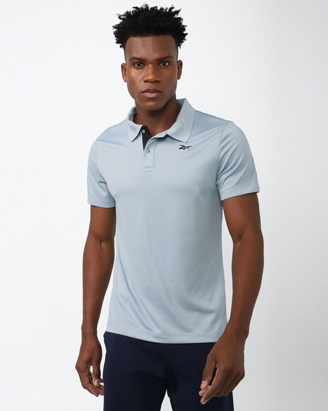 Reebok Men Slim Fit Polo T-Shirt