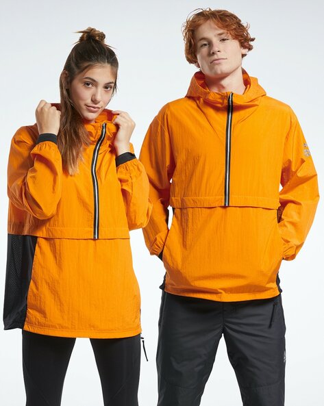 Reebok hot sale orange jacket