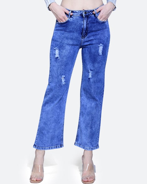 Buy Blue Jeans Jeggings for Women by FIRE AGE Online