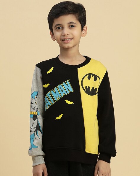 Boys batman sweatshirt best sale