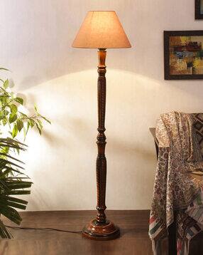 devansh Conical Wooden Floor Lamp-picture-13