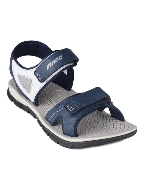 FURO Lt.Grey/Black Sandal for Men SM104 047 : Amazon.in: Fashion