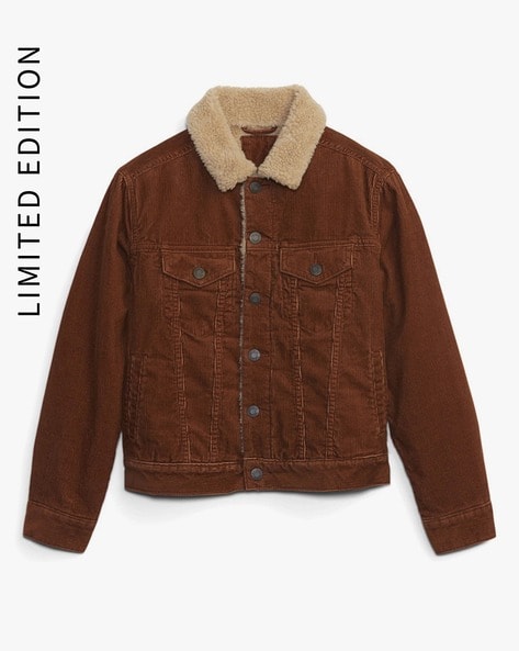 Gap sherpa lined corduroy jacket new arrivals