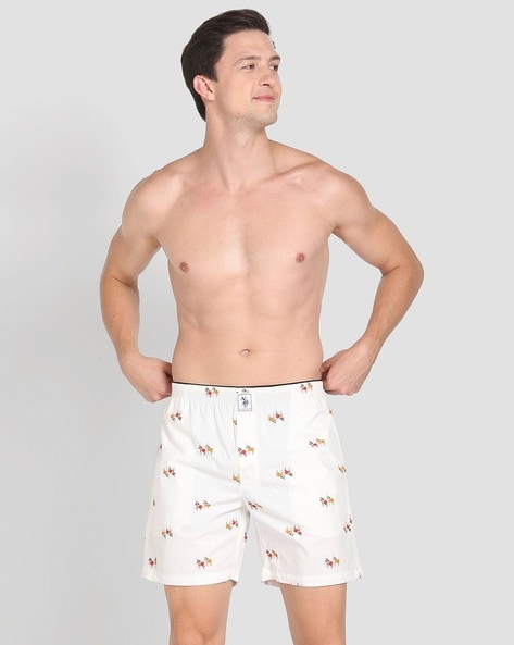 U S Polo Assn Men Printed Boxers