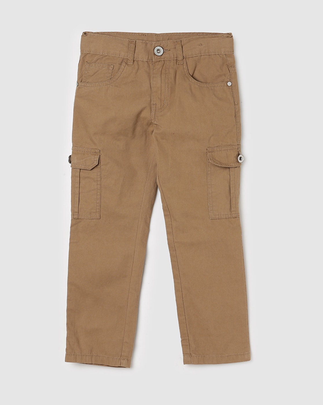 Buy Brown Trousers & Pants for Boys by KB TEAM SPIRIT Online | Ajio.com