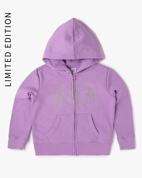 Buy Purple Sweatshirts Hoodie for Girls by Gap Kids Online