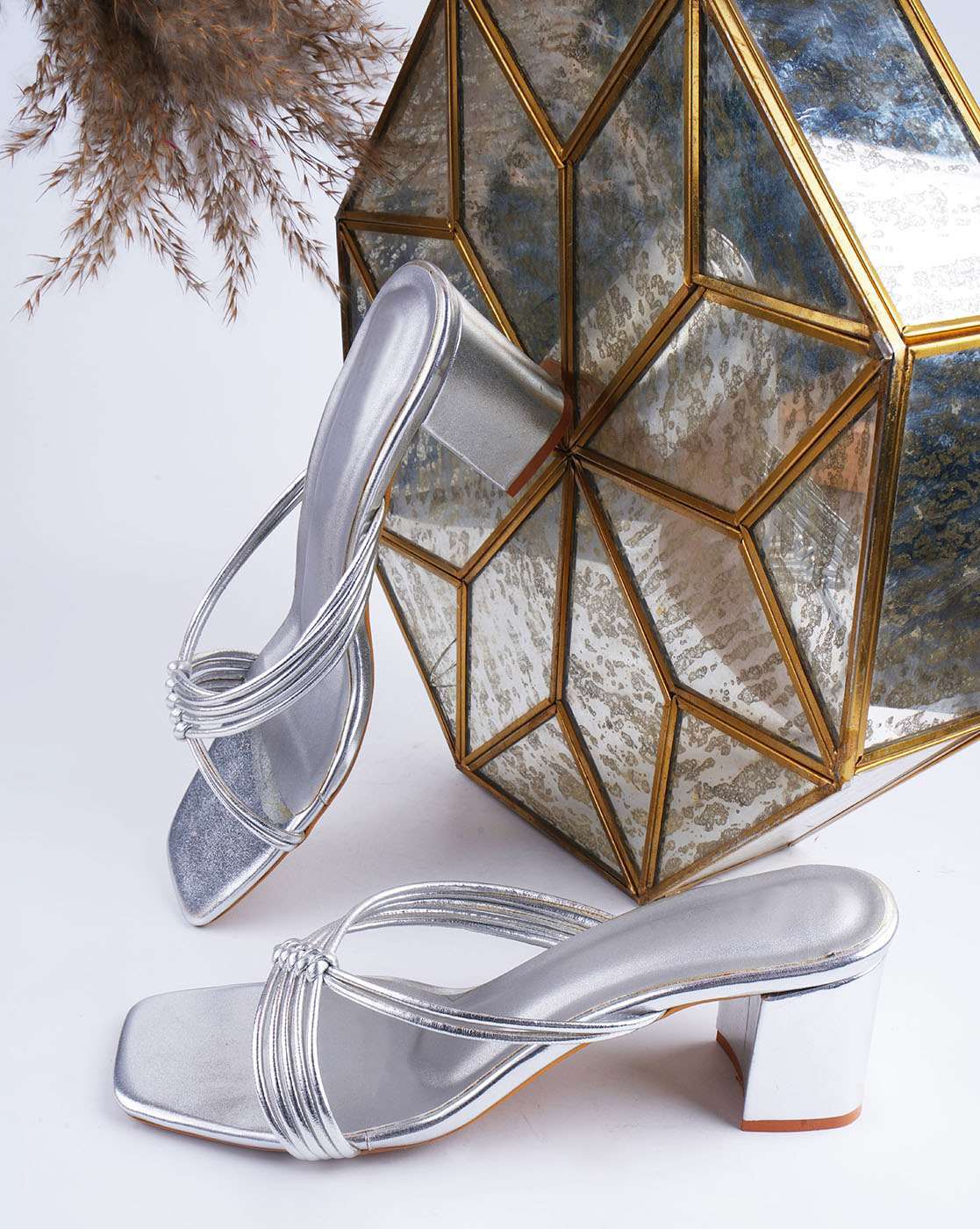 STATION Crystal Rope Wrapped Sandal & Stiletto Heel | AZALEA WANG SHOES