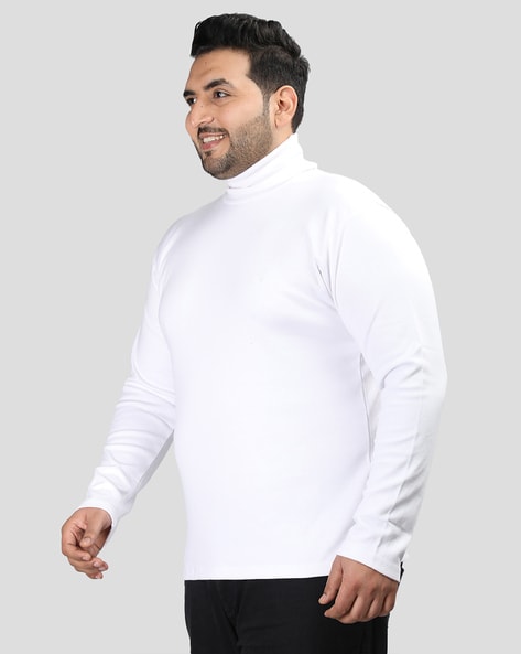 mens turtle neck t shirt