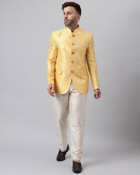 Reginald Bespoke Yellow Double Breasted Fashion Men Suits for Prom |  Allaboutsuit