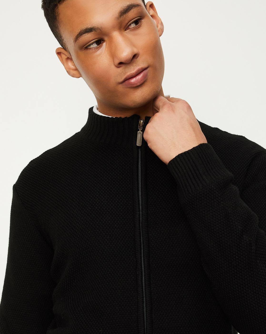 Buy MAX Men Open-Front Cardigan with  Online | Ajio.com