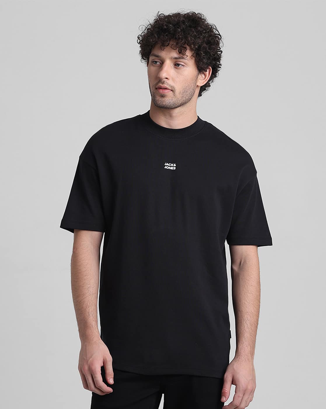Buy Jack & Jones Men Printed Boxy Fit T-Shirt Online | Ajio.com