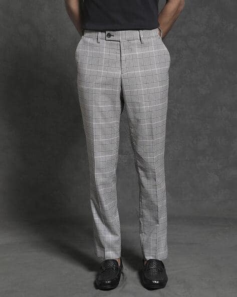 Buy Grey Trousers Pants for Men by Rare Rabbit Online