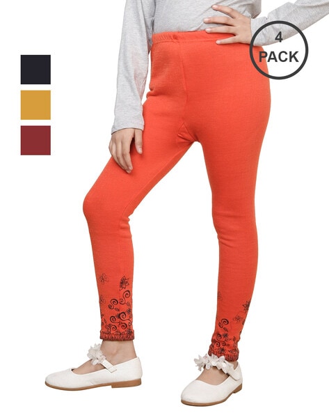 Buy Girls' Print 4 Pack Leggings Online