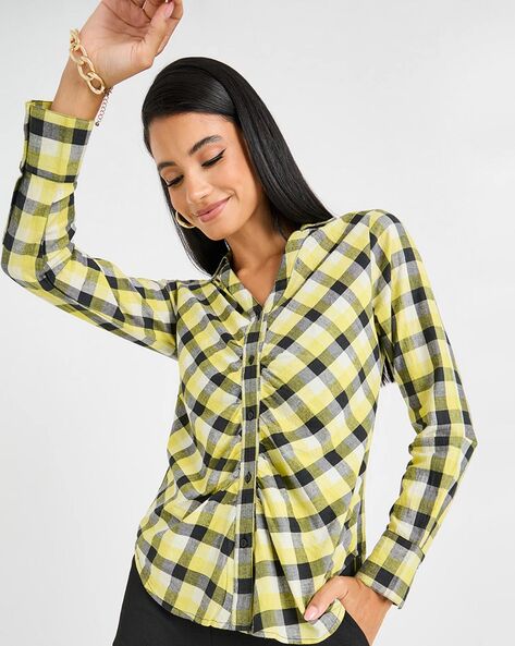 Buy Yellow Tops for Women by Styli Online