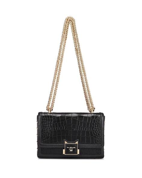 Women Snake-Embossed Sling Bag