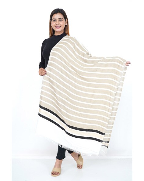 Women Striped Stole Price in India
