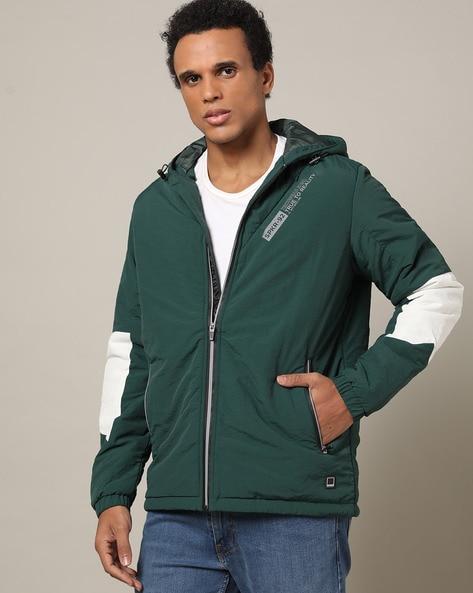 Buy Spykar Green Cotton Men Jacket online