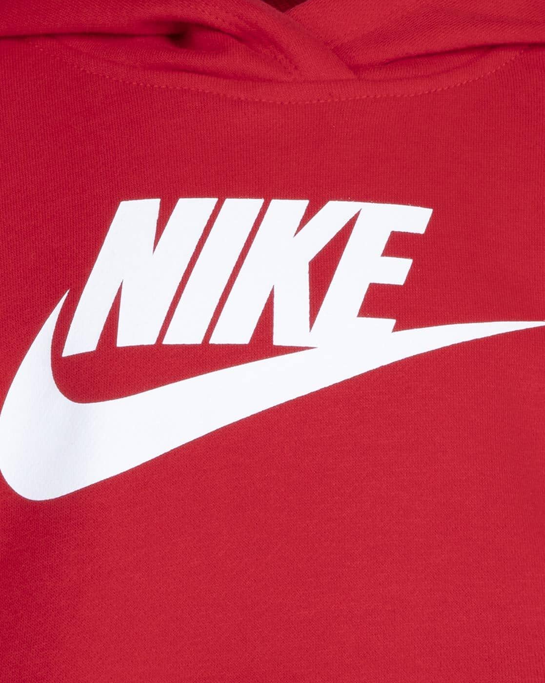 Red Sweatshirt Pull Nike Femme Rouge Sportswear Club French Terry