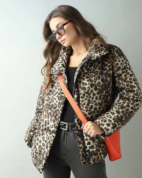 Bright Red Leopard Print Lightweight Jacket - Free Shipping - Projects817  LLC