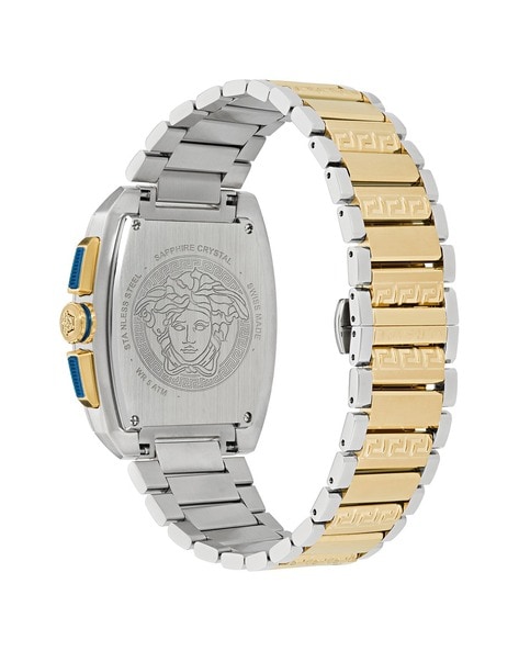 Versace men's chronograph deals watch with sapphire crystal