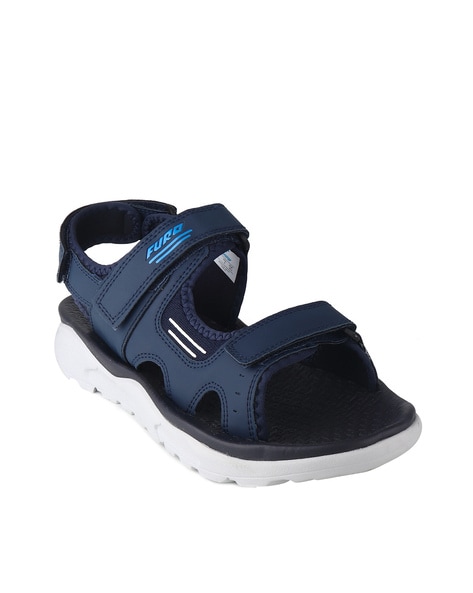 Buy FURO By Red Chief Men Black & Grey Solid Sports Sandals - Sports Sandals  for Men 14195442 | Myntra