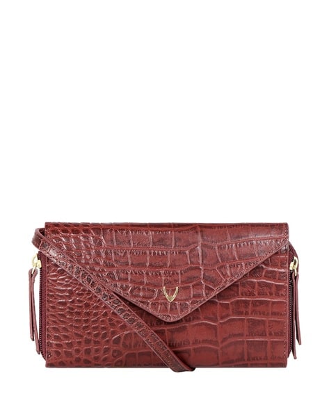 HIDESIGN Women Markle-A Croc-Embossed Sling Bag