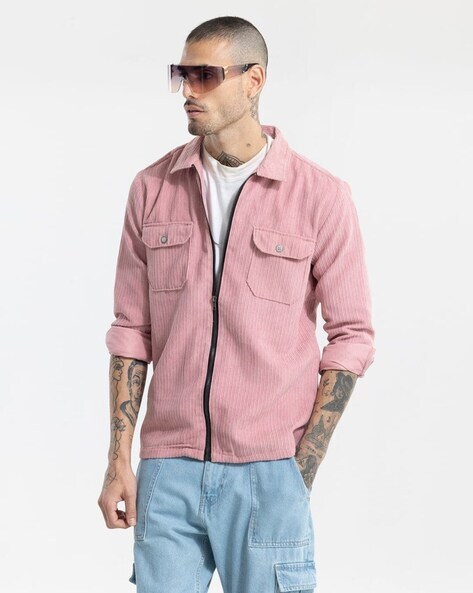 Mens deals pink overshirt