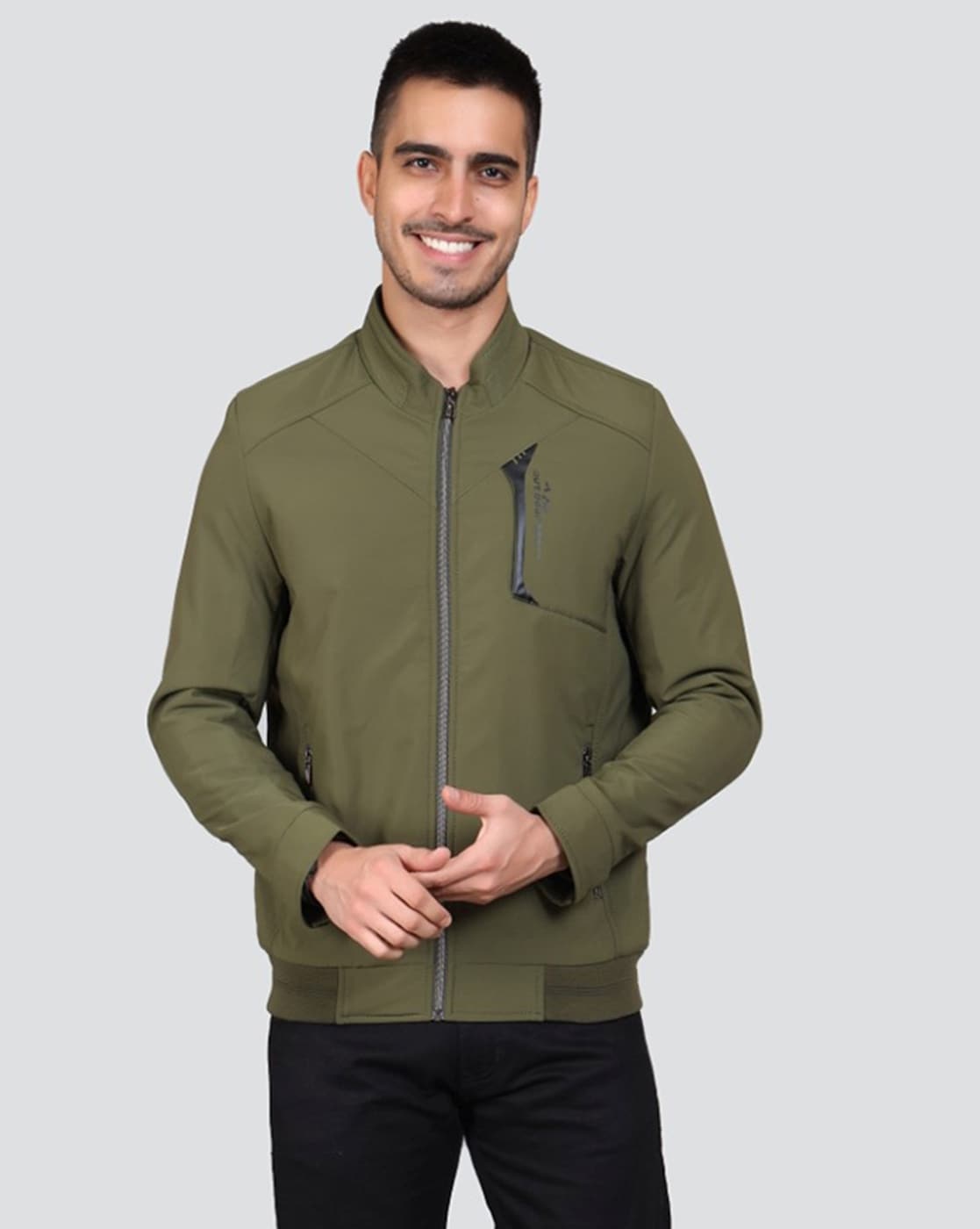 River Island Bomber Jacket In Pale Green | ASOS