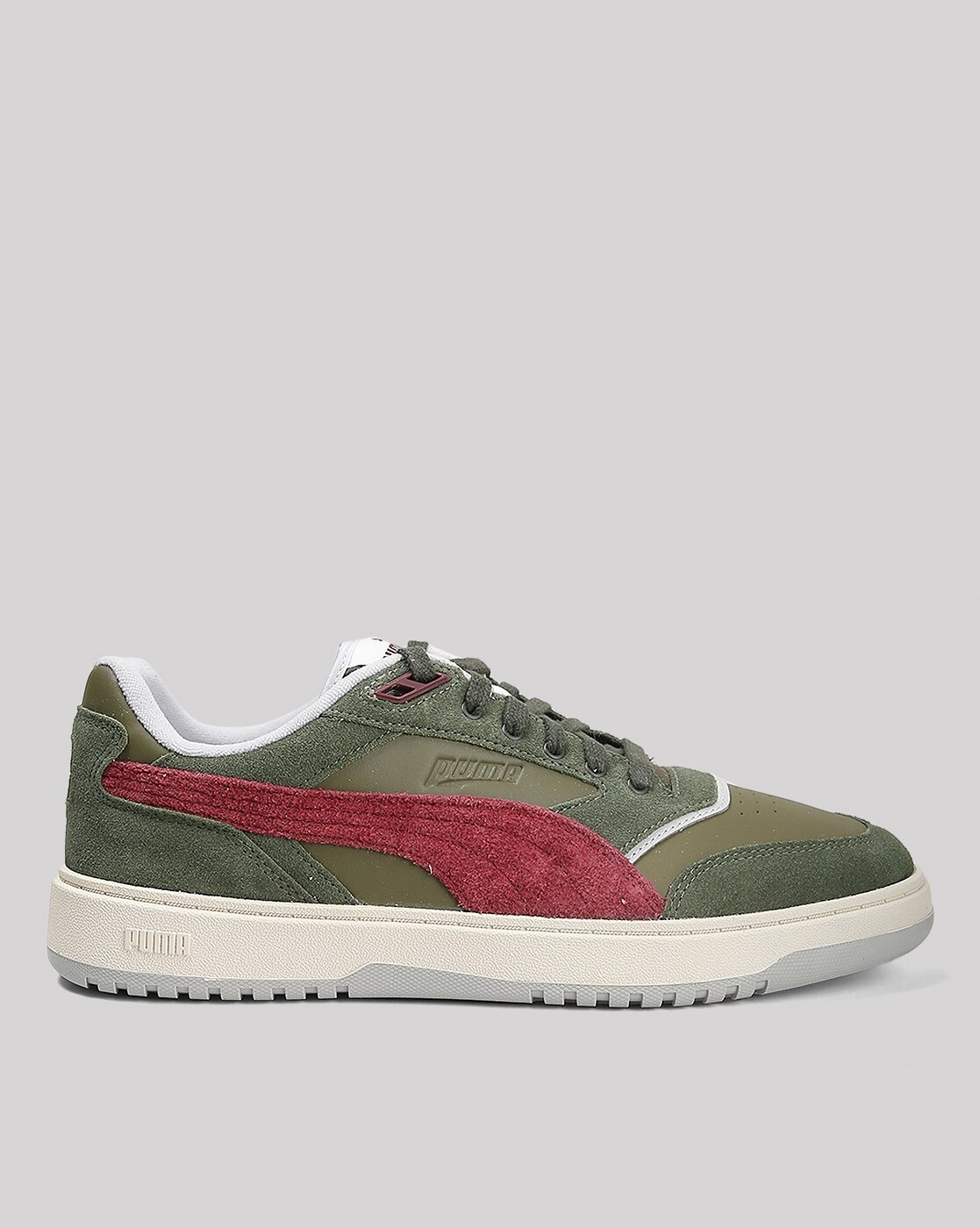 Olive green cheap and pink pumas